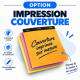 Impression couverture