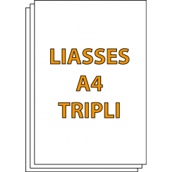 Liasses autocopiantes A4 Triplicata (3 feuillets)