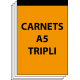 Carnets autocopiants A5 tripli