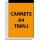 Carnet autocopiant A4 Triplicata