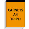 Carnet autocopiant A4 Triplicata