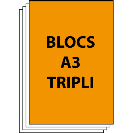 Blocs A3 Triplicata 50