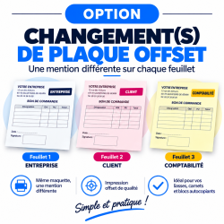 Changement de plaque